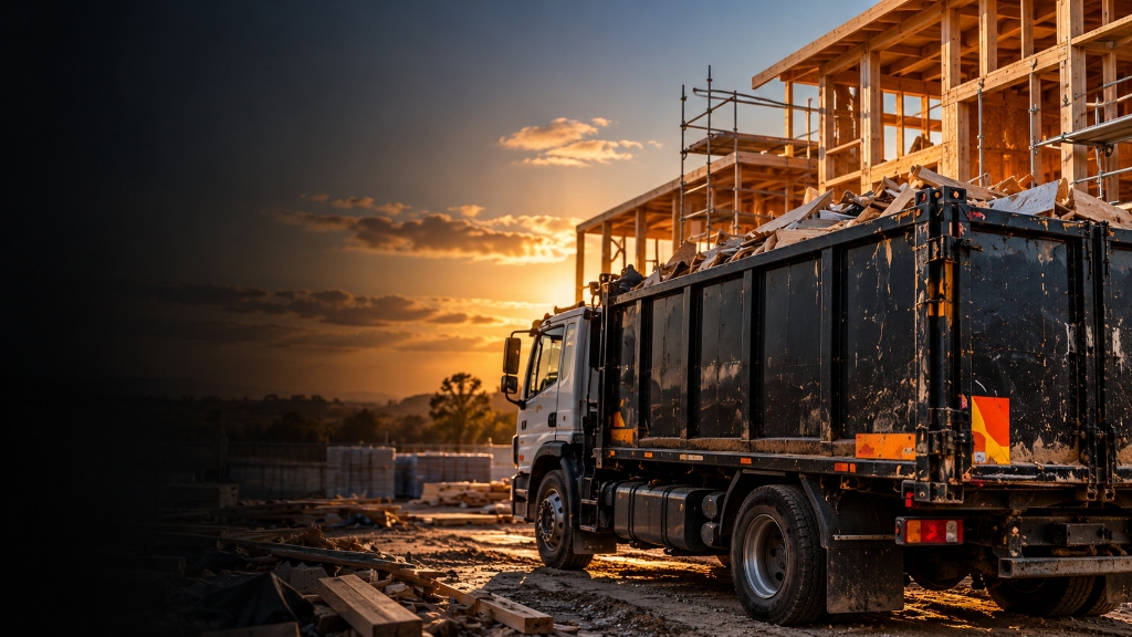 Trash It Bros Construction Clean-Up Truck