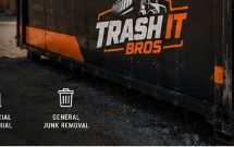 Trash It Bros Construction Truck